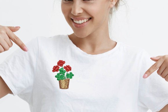 Geranium Flower Embroidery Review