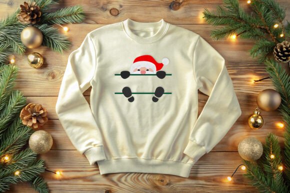 Peeking Santa Split Embroidery: A Designer’s Review