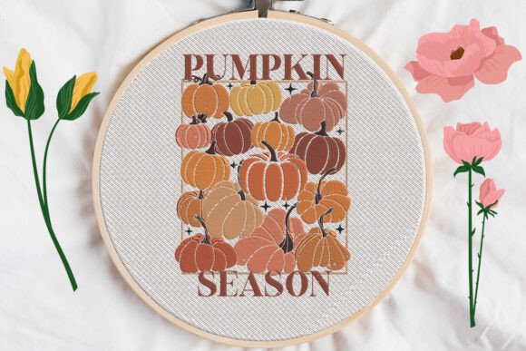 Pumpkin Season Embroidery Design Review