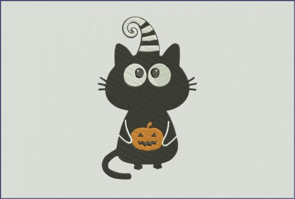 Review: Cat Pumpkin Halloween Embroidery