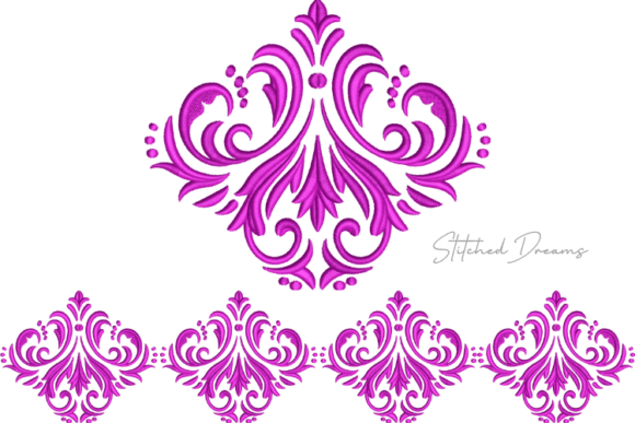 Reviewing Embroidery Borders of Motifs Design